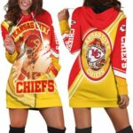 Kansas City Chiefs Patrick Mahomes 15 For Fans Hoodie Dress Model a21054