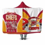 Kansas City Chiefs Pro Super Bowl 2021 Afc West Division Hooded Blanket Model a11551