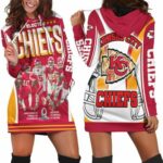Kansas City Chiefs Pro Super Bowl 2021 Afc West Division Hoodie Dress Model a21115