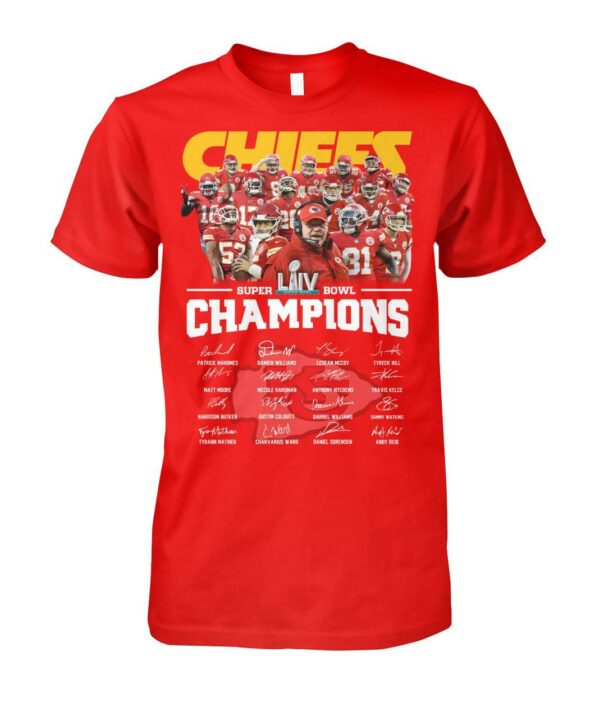 Kansas City Chiefs Super Bowl 54 Champions Men And Women Pullover Hoodie T-shirt TH1303