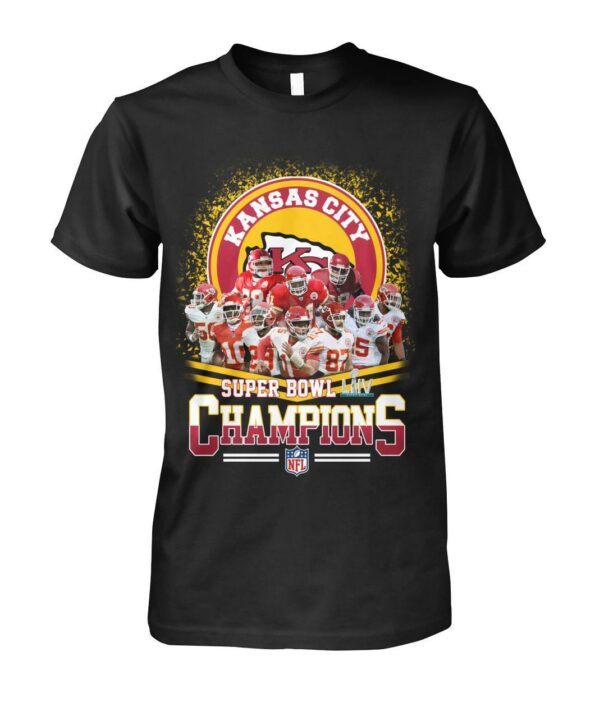 Kansas City Chiefs Super Bowl 54 Champions Men And Women Pullover Hoodie T-shirt TH1311