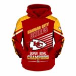 Kansas City Chiefs Super Bowl Champions 54 LIV Men’s and Women’s 3D Full Printing Hoodie T-shirts Full Sizes TH1305-SK