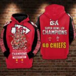 Kansas City Chiefs Super Bowl Champions 54 Men’s and Women’s 3D Full Printing Pullover Hoodie Full Sizes TH1291