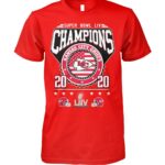 Kansas City Chiefs Super Bowl Champions 54 Men’s and Women’s Hoodie T-shirts Full Sizes TH1300