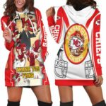 Kansas City Chiefs Thank You Fans 2021 Super Bowl Afc Division Champions Hoodie Dress Model a21339