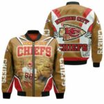 Kansas City Chiefs Tony Gonzalez 88 For Fans Bomber Jacket Model 3022