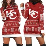 Kansas City Chiefs Ugly Sweatshirt Christmas 3D Hoodie Dress Model a21498