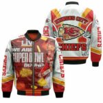 Kansas City Chiefs We Are Super Bowl Bound 2021 West Division Champions Bomber Jacket Model 3030