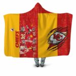Nfl 2020 Kansas City Chiefs Afc West Division Champion Great Team Hooded Blanket Model a11980
