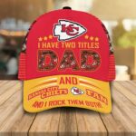 NFL Kansas City Chiefs 3D Mascost Cap Classic Father Day’s 12 M5PTT07