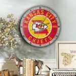 NFL Kansas City Chiefs Clock 002 M6TTT0715