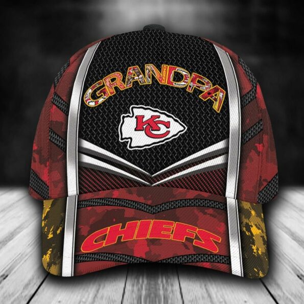NFL Kansas City Chiefs GRANDPA Custom Name Cap C026 M6RTT0817