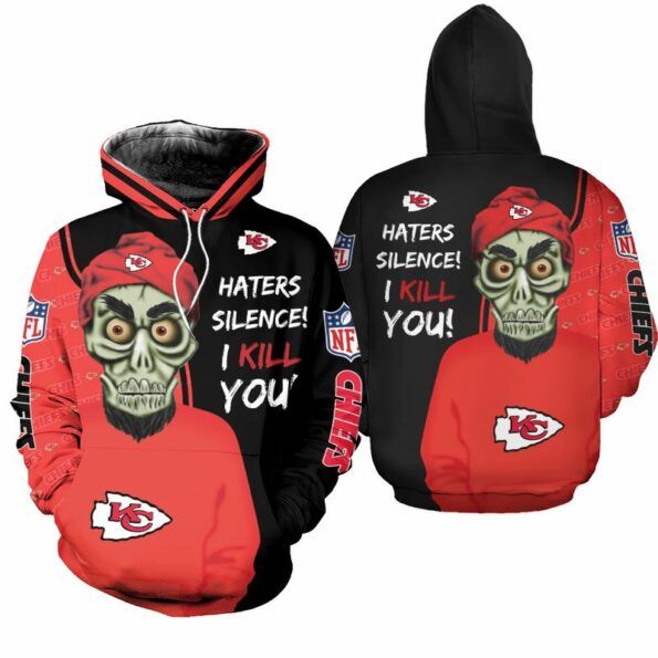 NFL Kansas City Chiefs Limited Edition All Over Print Sweatshirt Zip Hoodie T shirt Bomber Jacket Fleece Hoodie Size S-5XL