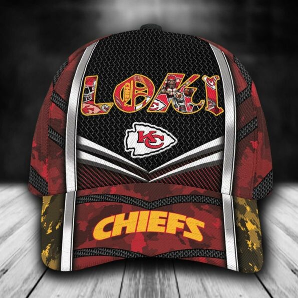 NFL Kansas City Chiefs LOKI Custom Name Cap C022 M6TTT1347
