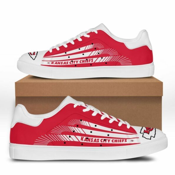 NFL Kansas City Chiefs Men’s and Women’s NFL Gift For Fan Low top Leat