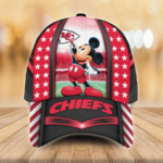NFL Kansas City Chiefs Mickey Mouse 3D Cap DTTCAP100312
