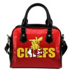 Pokemon Sit On Text Kansas City Chiefs Shoulder Handbags, Handbags1961
