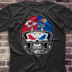Skull Helmet Kansas City Chiefs Kansas Jayhawks T Shirt Hoodie Sweatshirt Model a21901