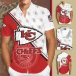 Sports American Football Nfl Kansas City Chiefs Short Sleeve Dress Shirt Shirt2799