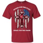 Stand For The Flag Kneel For The Cross Kansas City Chiefs Custom T-Shirts, Hoodie, Long Sleeve V Neck Hoodie10588