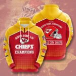 Stocktee Chiefs Champions Limited Edition Over Print Full 3D Hoodie S-5XL