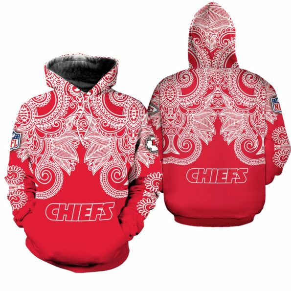 Stocktee Kansas City Chiefs Limited Edition Bandana Skull Sweatshirt Zip Hoodie T shirt Bomber Jacket Sizes S-5XL