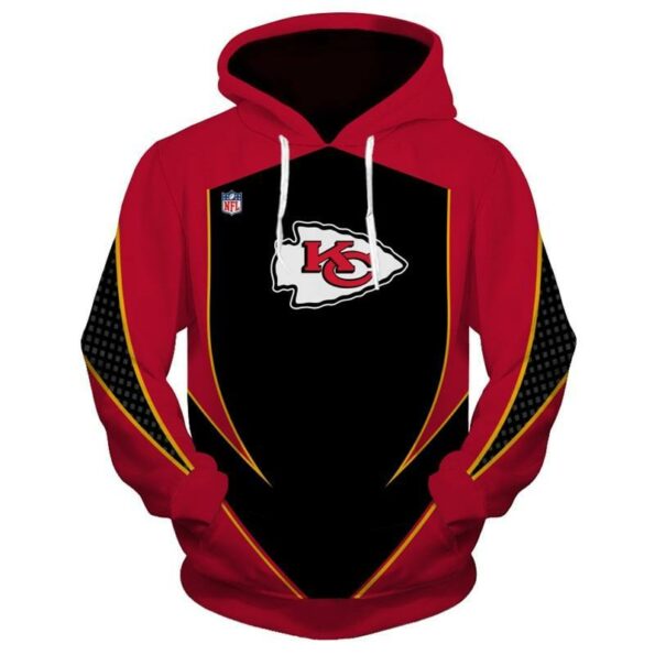 Stocktee NFL Football Kansas City Chiefs Limited Edition Men’s And Women’s All Over Print Full 3D Hoodie Adult Sizes S-5XL