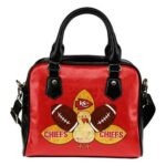 Thanksgiving Kansas City Chiefs Shoulder Handbags Women Purse, Handbags3150