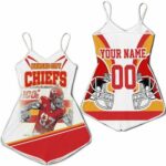 Travis Kelce 87 Kansas City Chiefs Afc West Champions Super Bowl 2021 Personalized Romper Model a8201