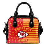 Twinkle Star With Line Kansas City Chiefs Shoulder Handbags, Handbags2958