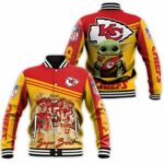 Yoda Kansas City Chiefs Afc West Division Champions Super Bowl 2021 Baseball Jacket Model 2834
