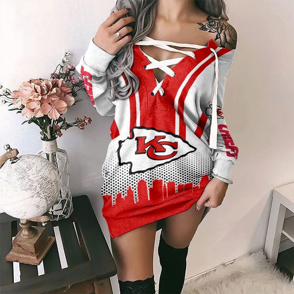 Kansas City Chiefs Dress Women 3D Print 