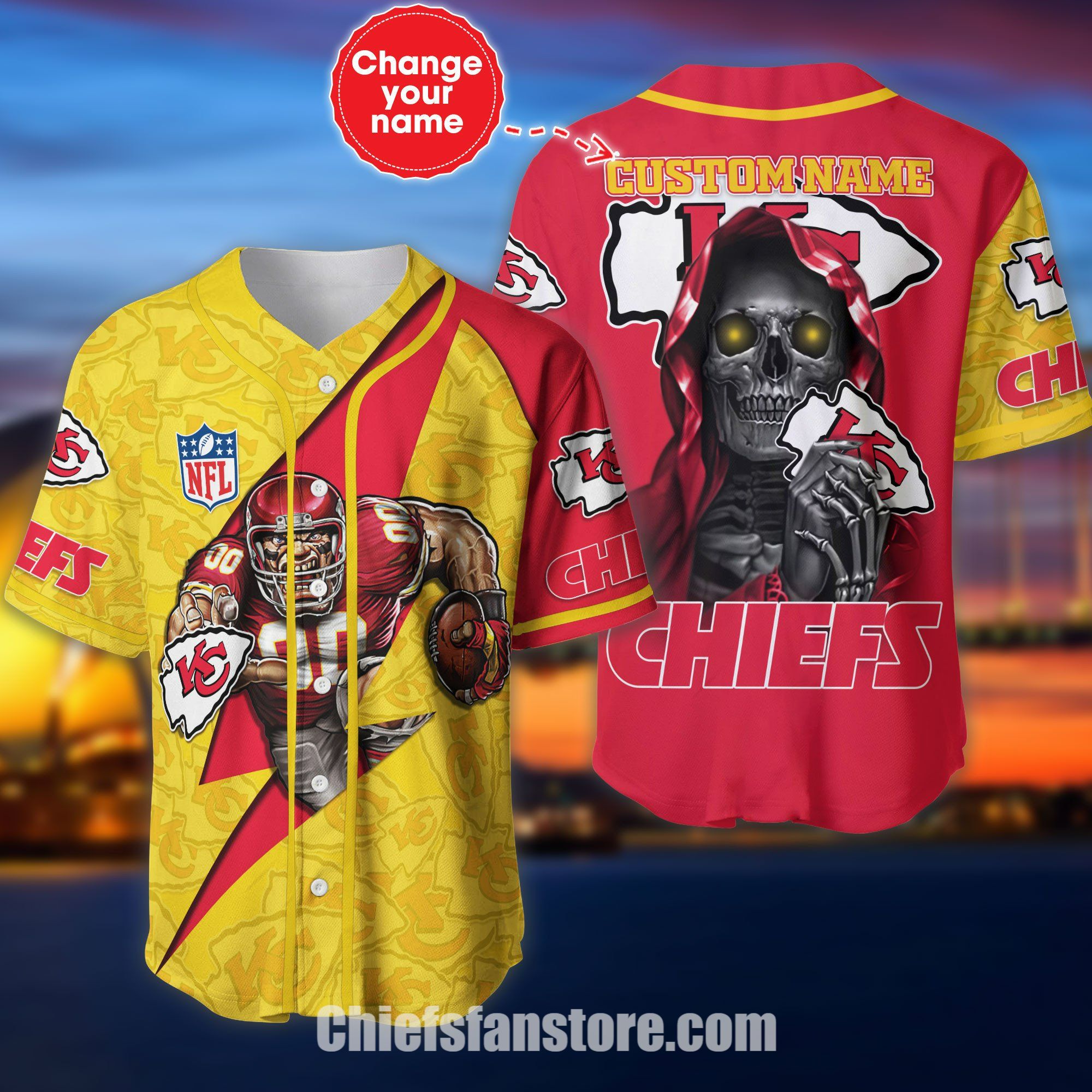 custom chiefs shirts