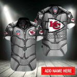 Kansas City Chiefs Personalized Button Shirt BB048