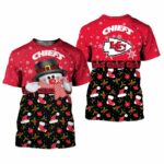 Kansas City Chiefs Christmas Snowman Limited Edition Unisex T-Shirts Nla034510 – ChiefsFam